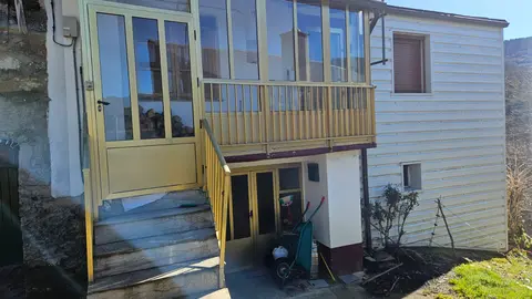 Hogar de la mujer de 88 a&ntilde;os que se fractur&oacute; la cadera en su casa de Barxamaior, en Pedrafita do Cebreiro