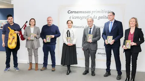 La exposici&oacute;n &laquo;Cornamusas primitivas e iconograf&iacute;a de la gaita&raquo; podr&aacute; visitarse hasta el 10 de mayo en la sede de Afundaci&oacute;n de Lugo