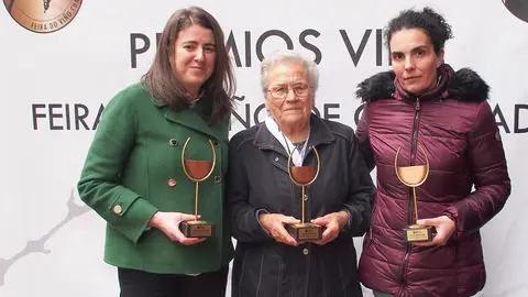 Los premiados de la cata popular de la Feira do Vi&ntilde;o de Chantada