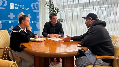Javier Arias se reuni&oacute; con el presidente y la secretaria de Arte Corporal
