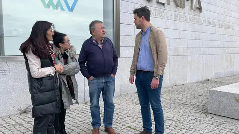 Isabel Rodr&iacute;guez y Fran Cajoto, durante la presentaci&oacute;n