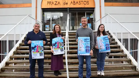 Presentaci&oacute;n del torneo de Semana Santa de ajedrez en la Praza de Abastos de Lugo
