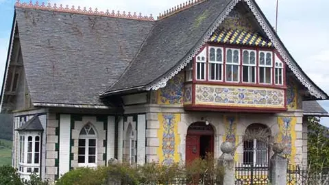 Villa Anita en Boal (arquitectura indiano) foto del parque hist&oacute;rico