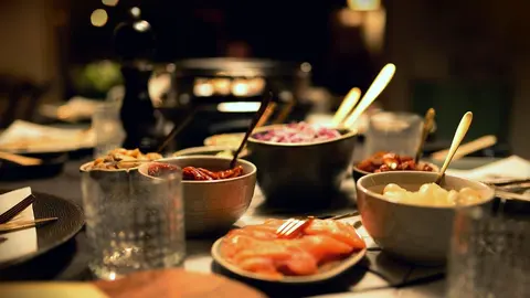 cena comida aperitivo