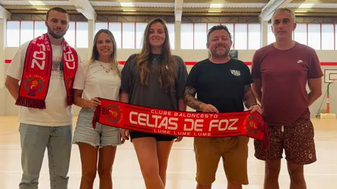 La nueva directiva del CB Celtas de Foz
