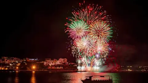 fogos artificiais de Ribadeo