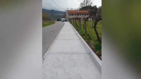 Aceras transitables.