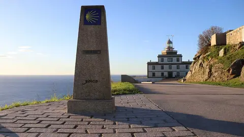 Foto en Cabo Fisterra.