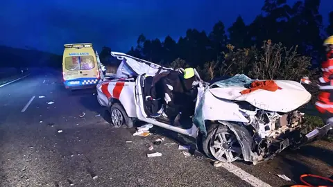 Accidente en San Miguel de Reinante