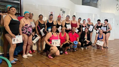 Cervo clausura del curso de nataci&oacute;n