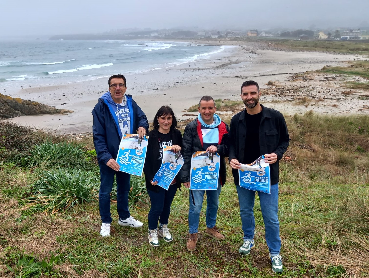 Foto presentación carreira das praias 2