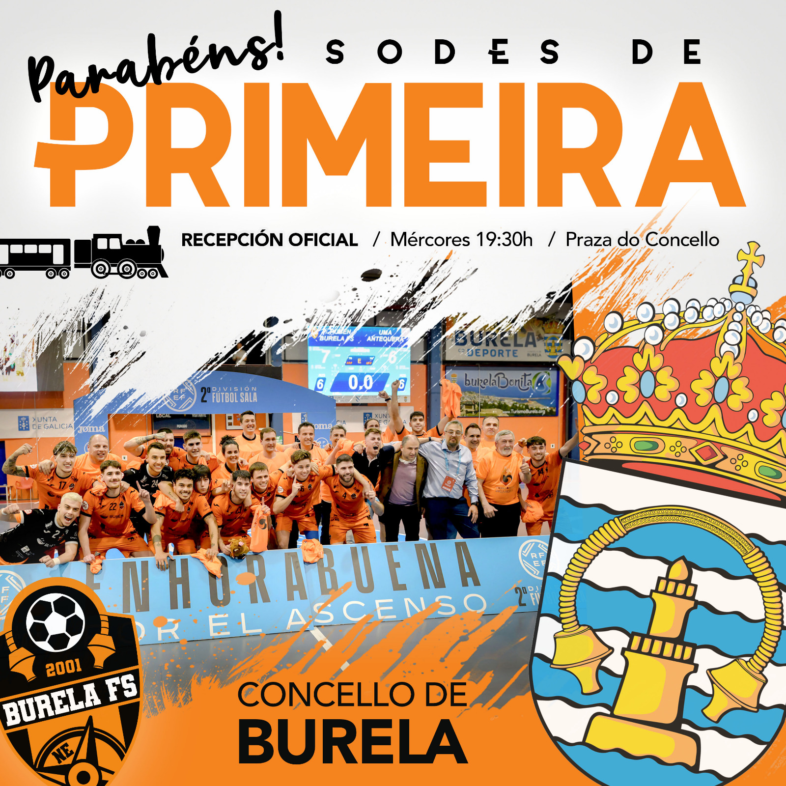 BURELA 17 XUÑO Recepcion equipo
