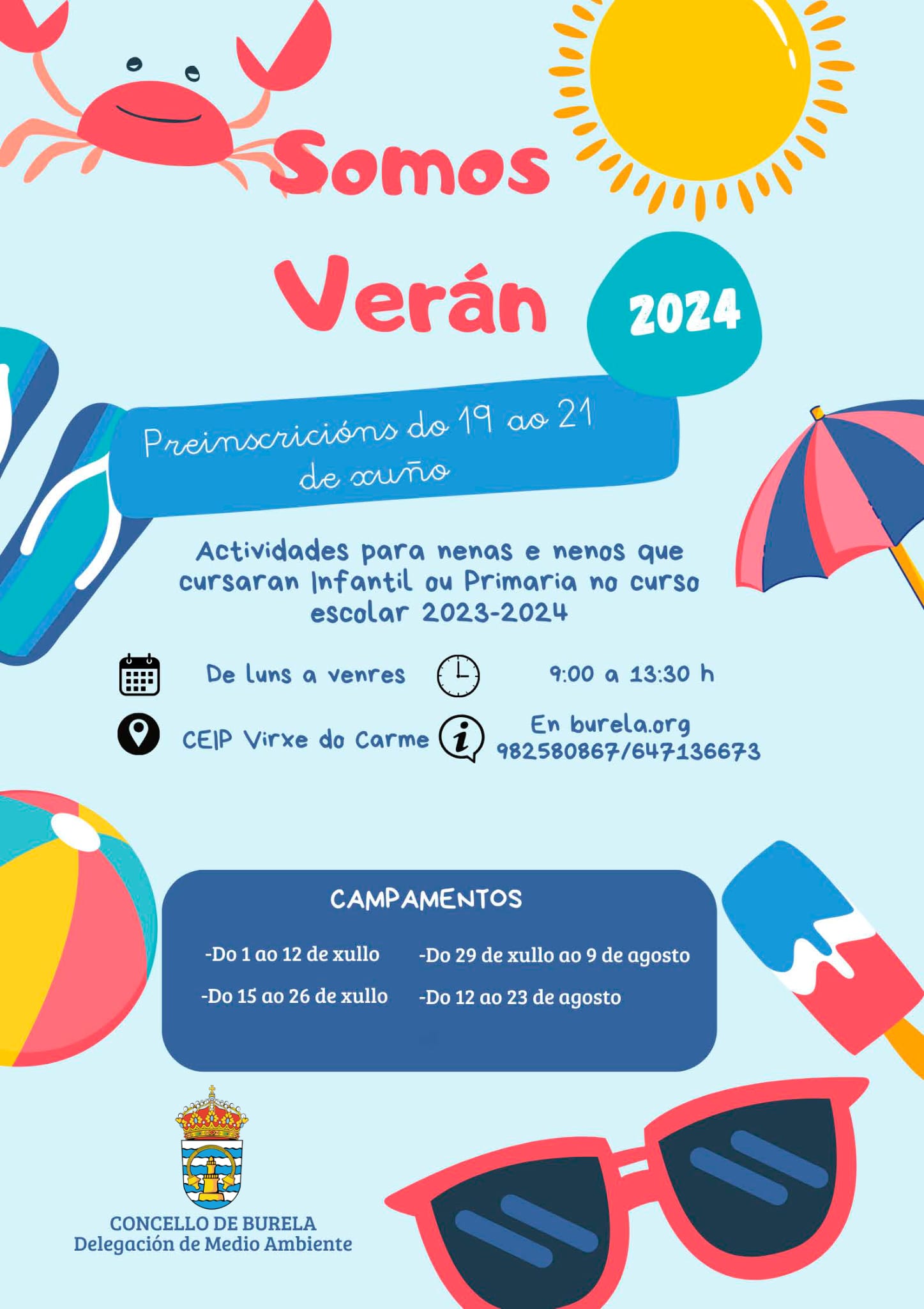 BURELA 18 XUÑO Campamentos de verán