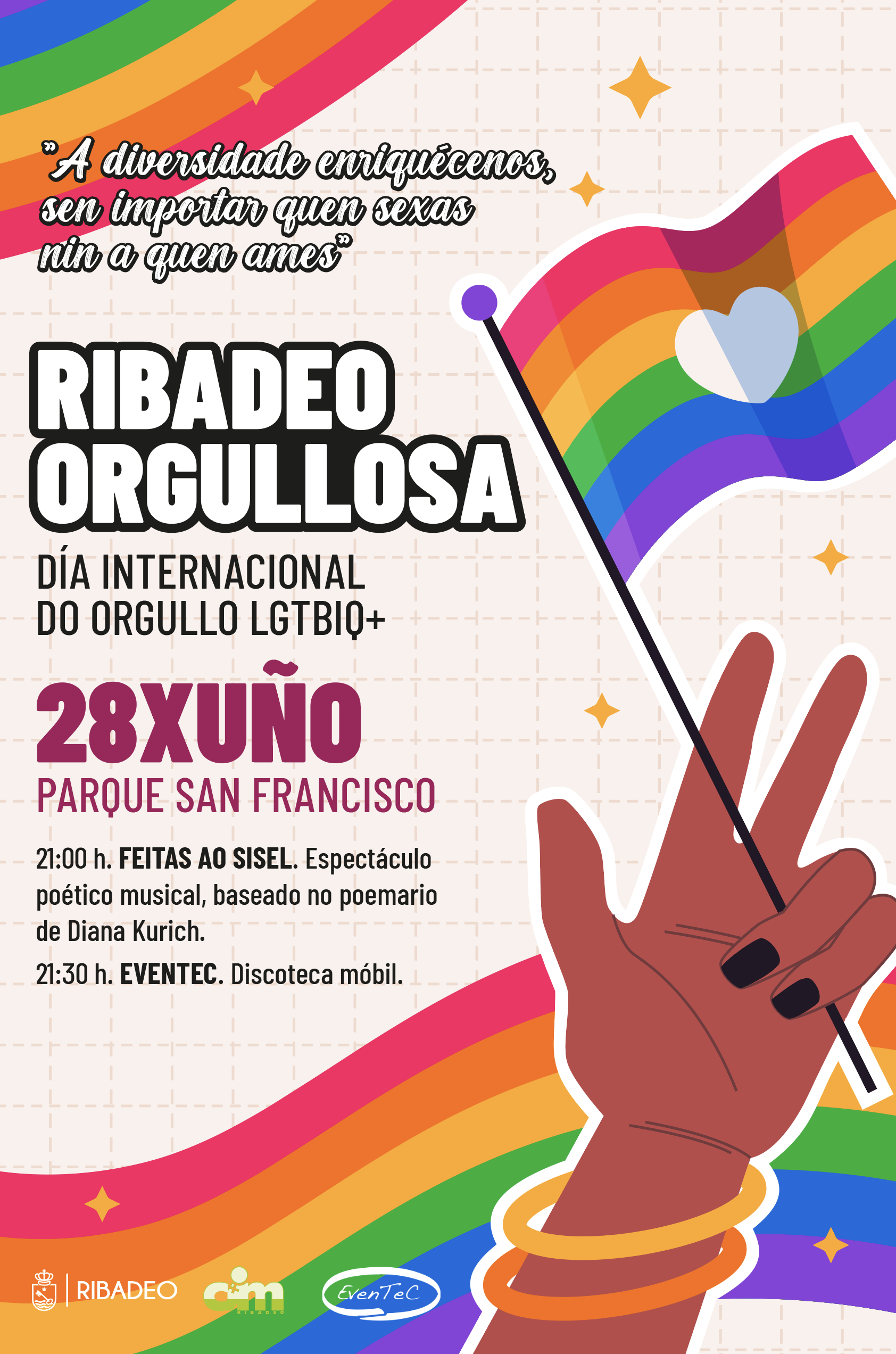 Cartel Día Orgullo Ribadeo