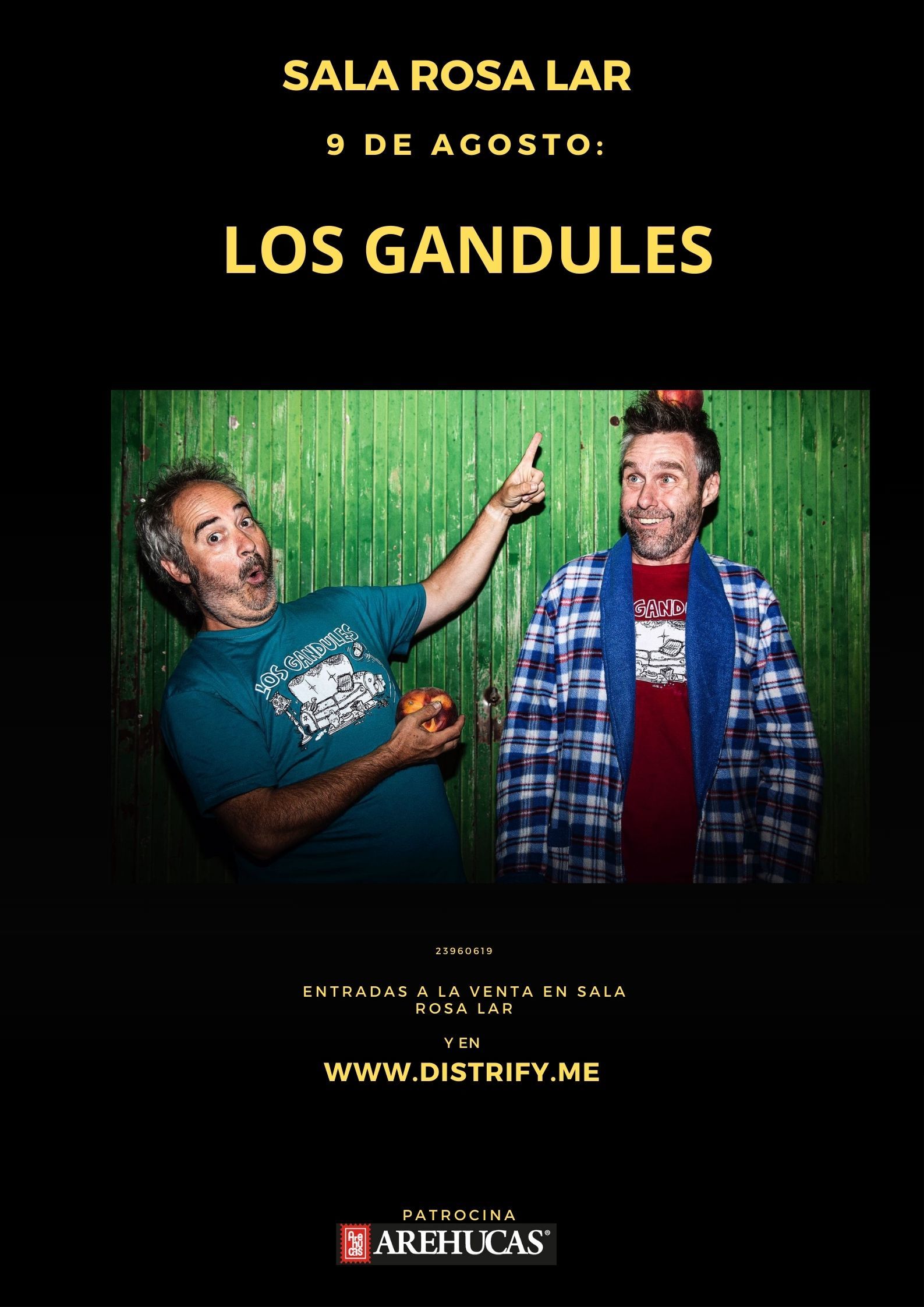 CARTEL ROSALAR LOS GANDULES