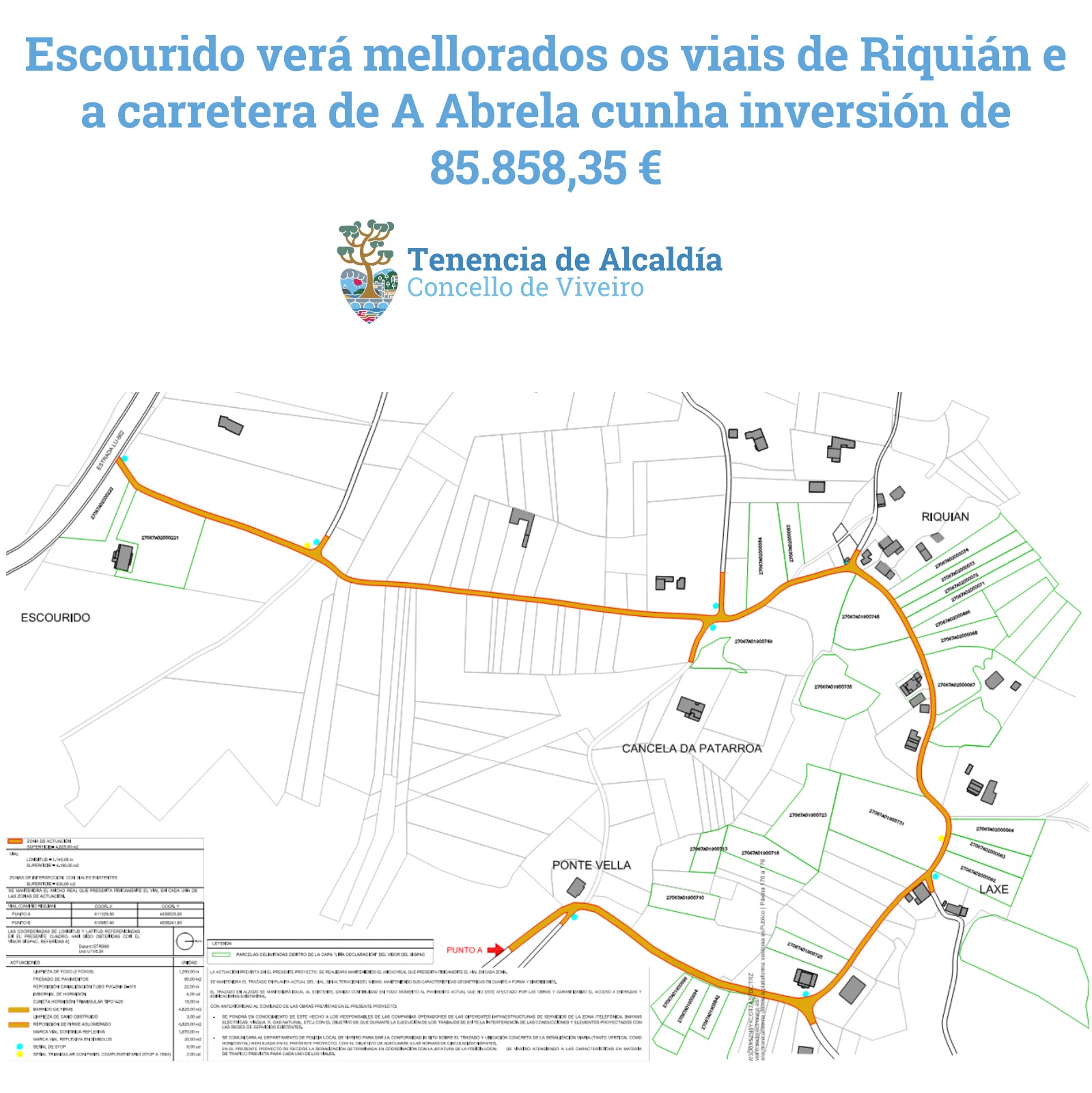 VIVEIRO 10 XULLO Viais Covas