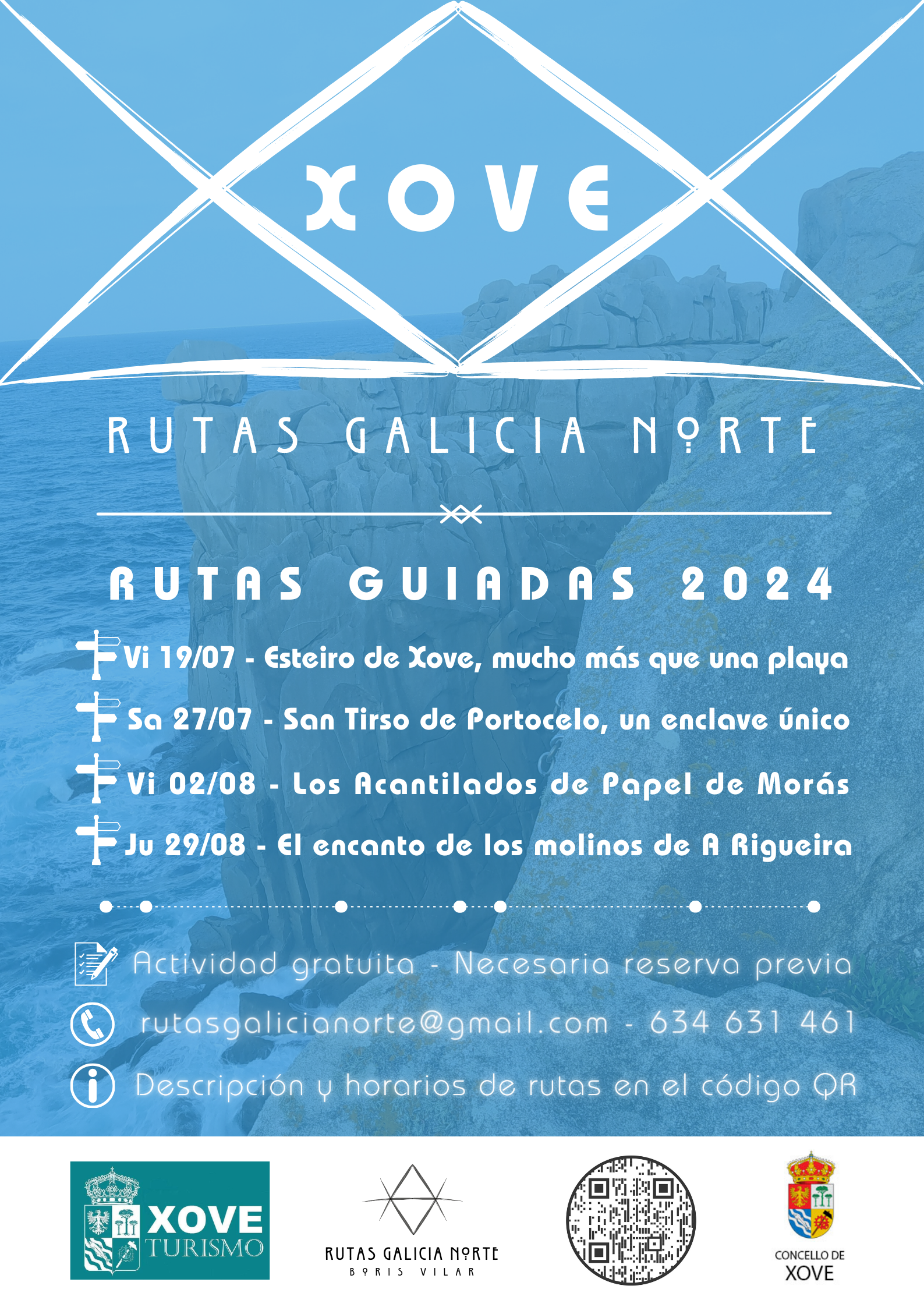 CARTEL XOVE rutas guiadas