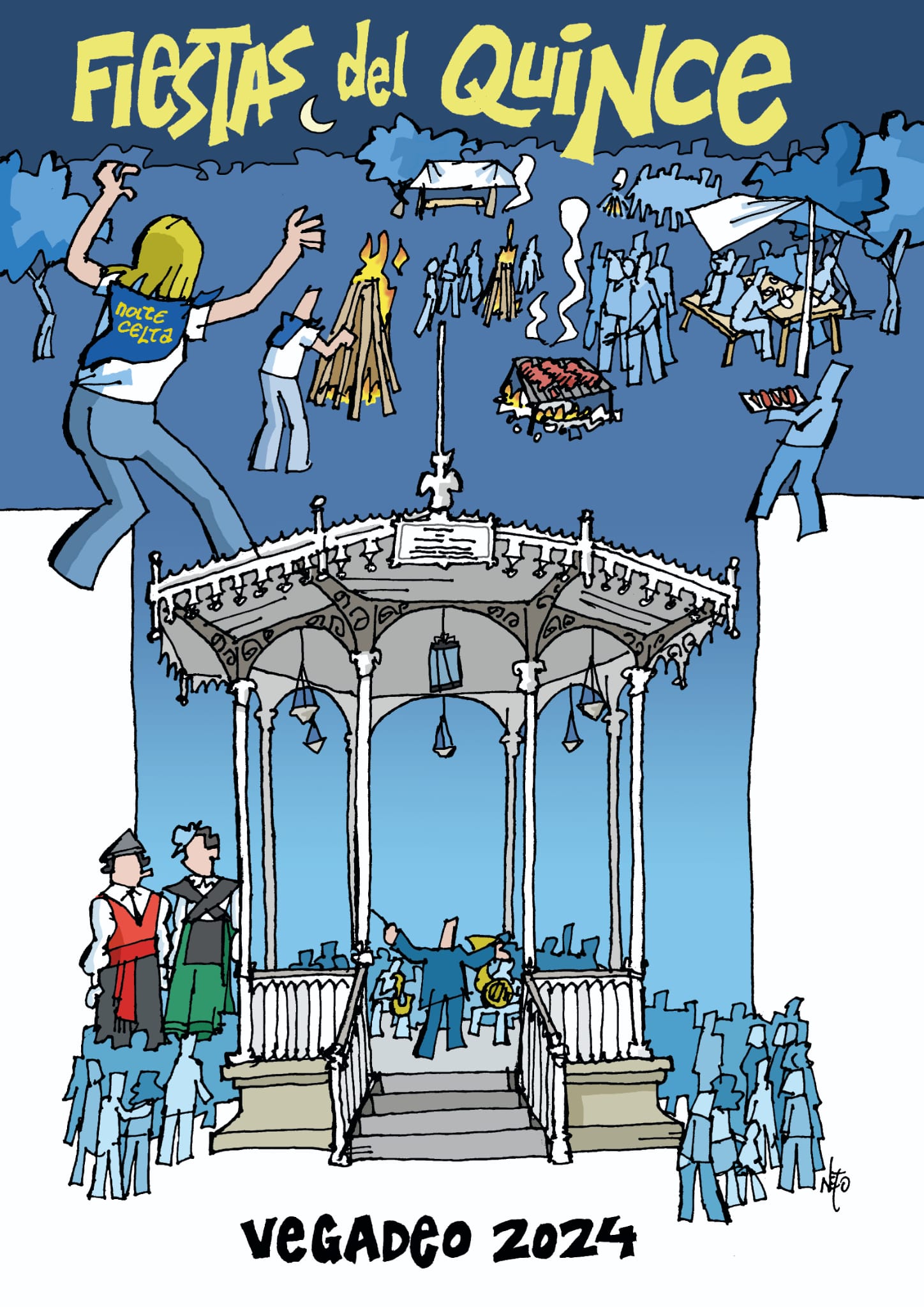 Portada Libro de las Fiestas de Vegadeo 2024