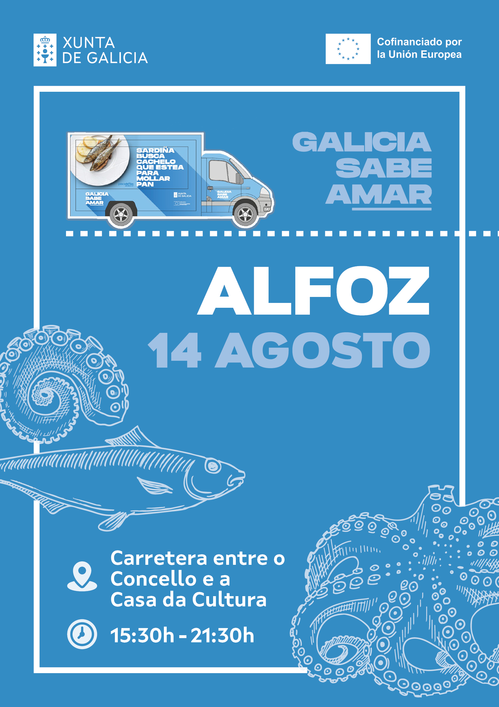 Cartel da Degustación Gratuita de Alfoz