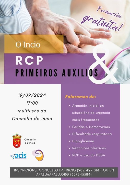 Curso de primeiros auxilios do Incio