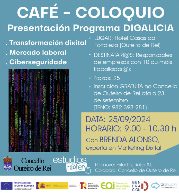 Café coloquio en Outeiro de Rei