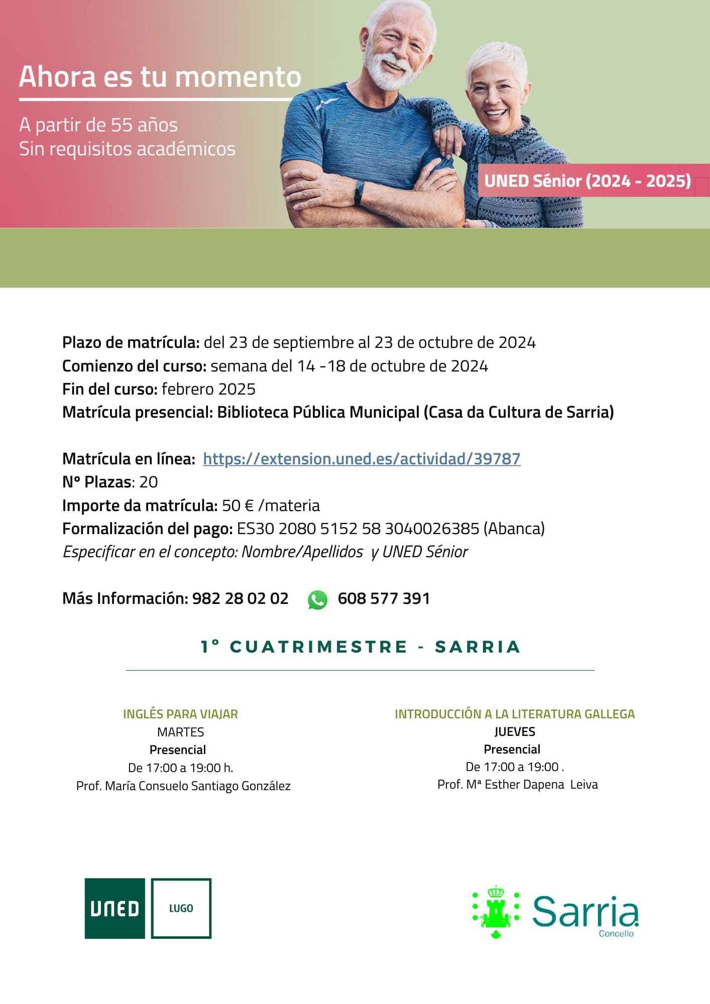 UNED Sénior Sarria