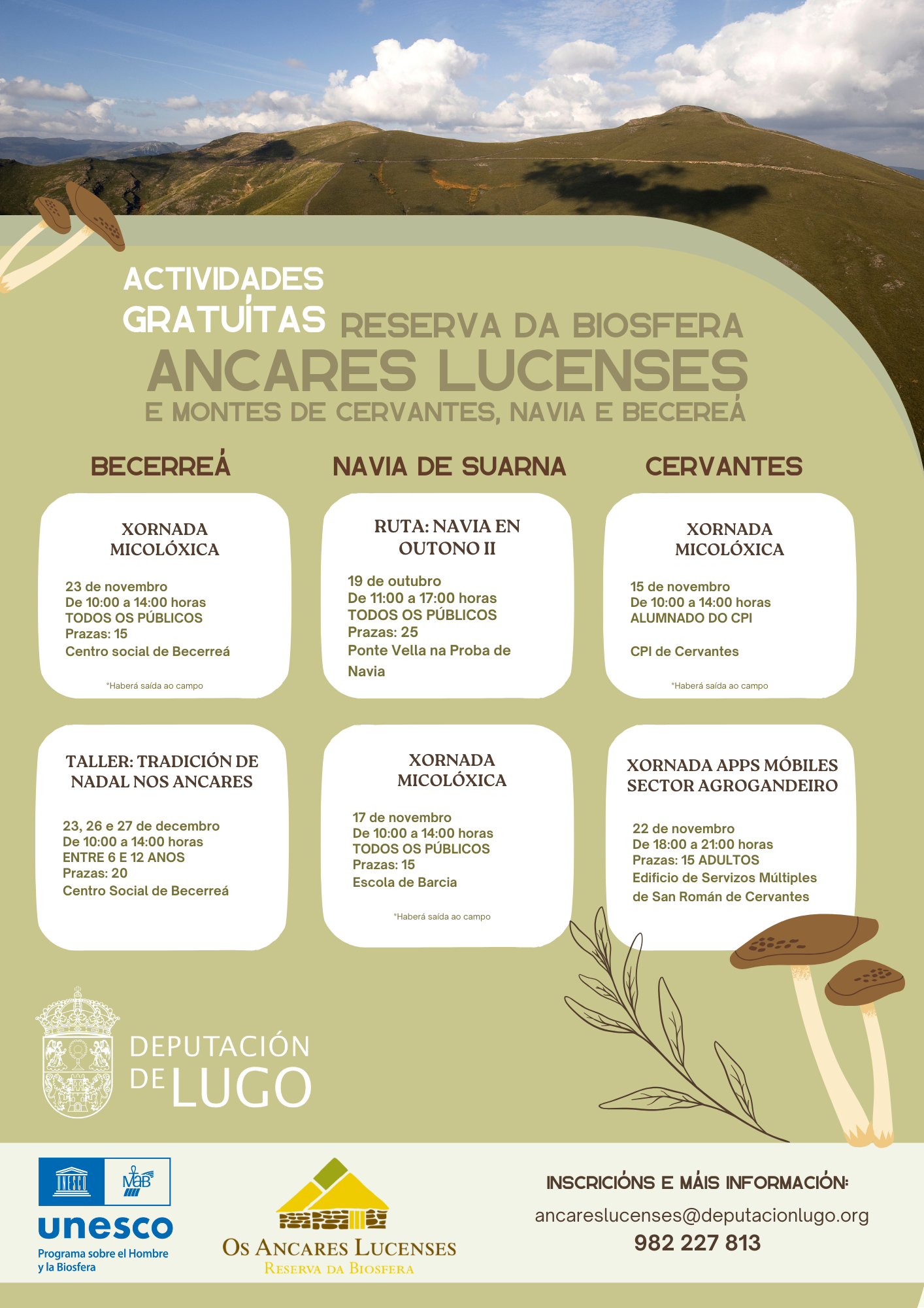 Cartel Actividades AL 3 trimestre