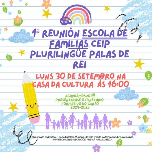 Reunión da Escola de Familias de Palas de Rei