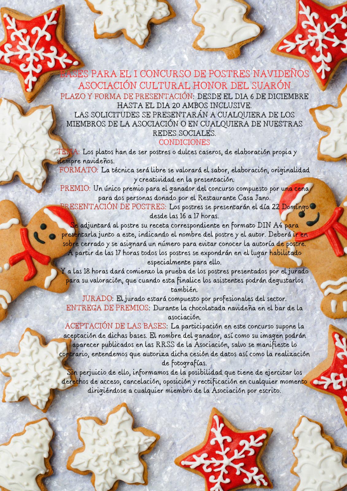Concurso de postres navideños
