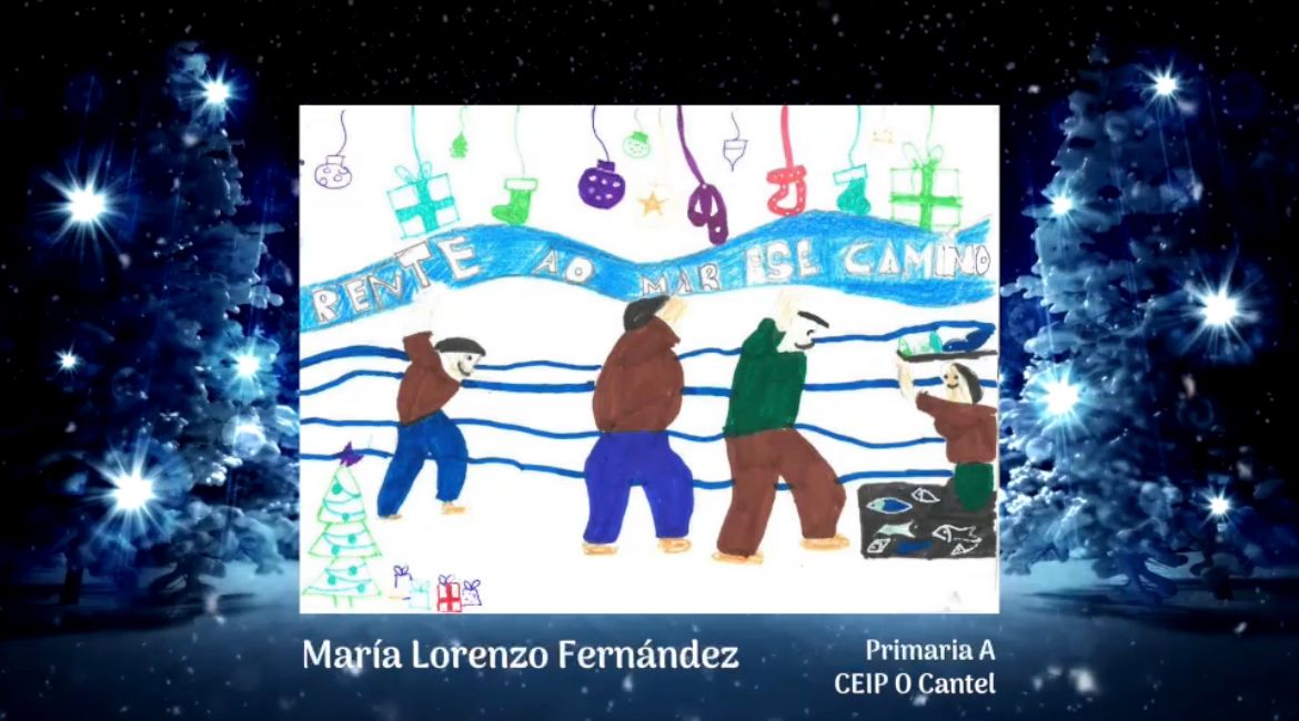 311224 OBRA GAÑADORA NO CONCURSO DE POSTAIS DE NADAL DE FOZ