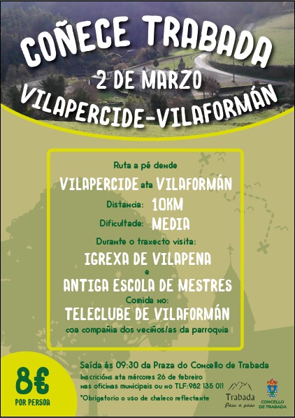 Coñece Trabada ruta Vilapercide - Vilaformán