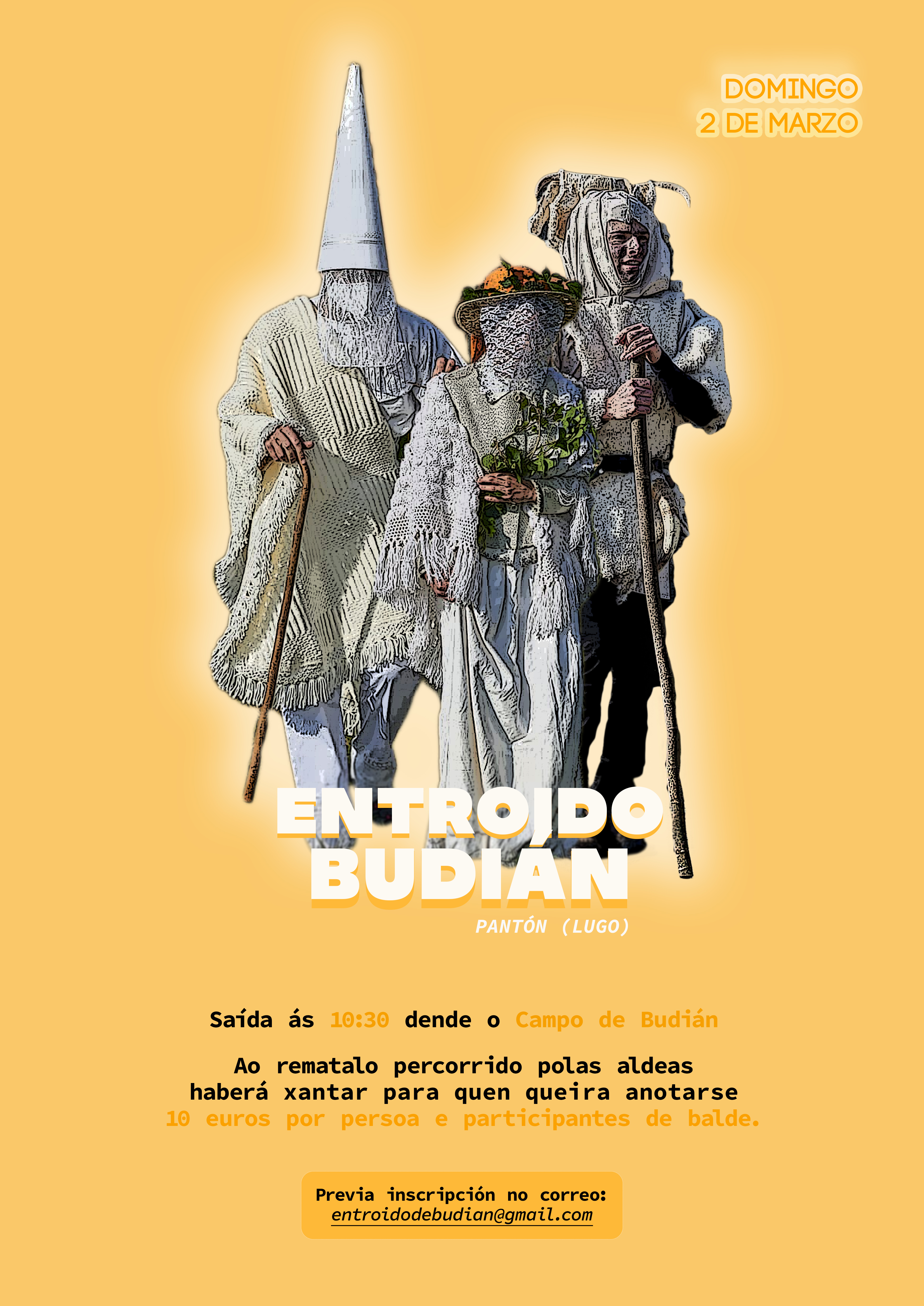 Cartaz Entroido Budián 2025