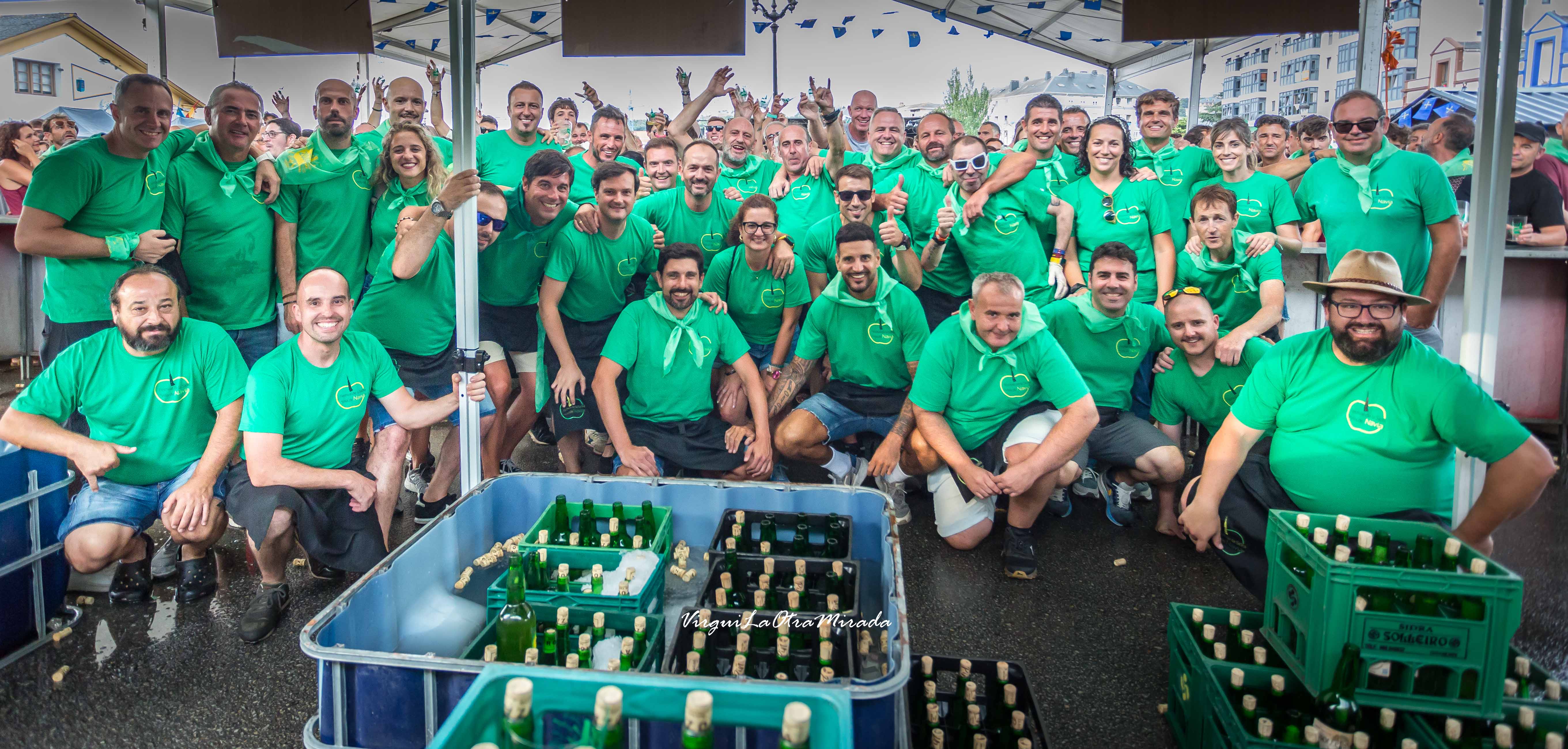 Organización y colaboradores del Festival de la Sidra de Navia