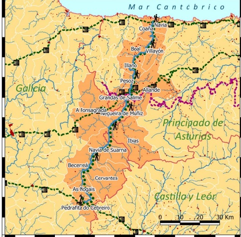 Curso del río Navia
