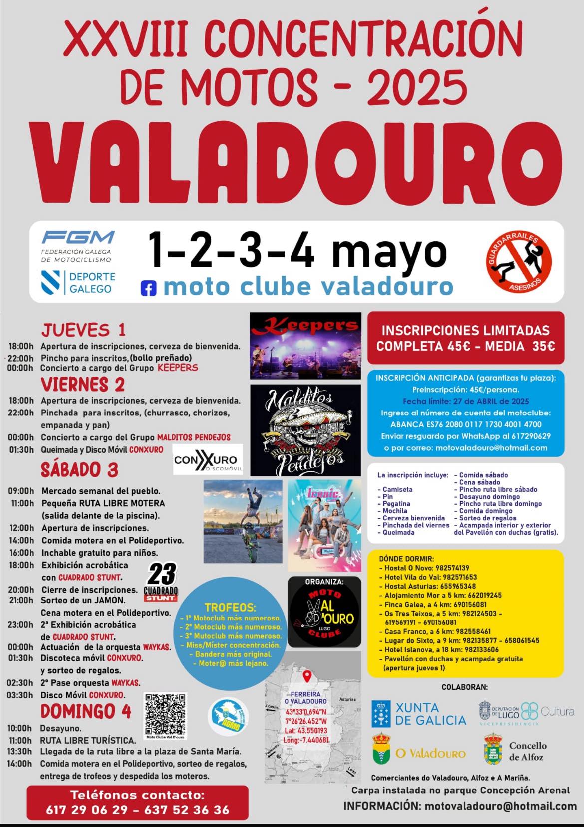 Concentración de motos de O Valadouro