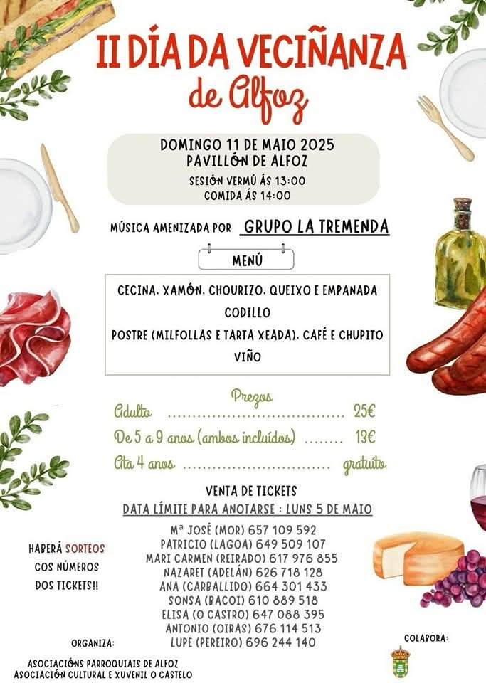 Cartel II día da veciñanza