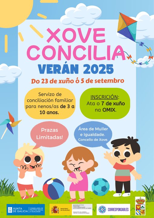 Cartel Xove Concilia Verán 2025