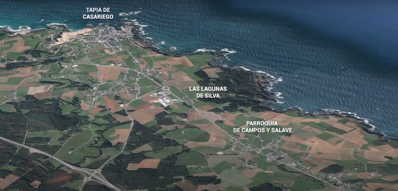 Ubicación de las Lagunas de Silva. Infografía de EMC