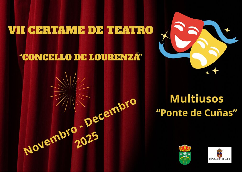 CARTEL VII CERTAME DE TEATRO CONCELLO DE LOURENZÁ