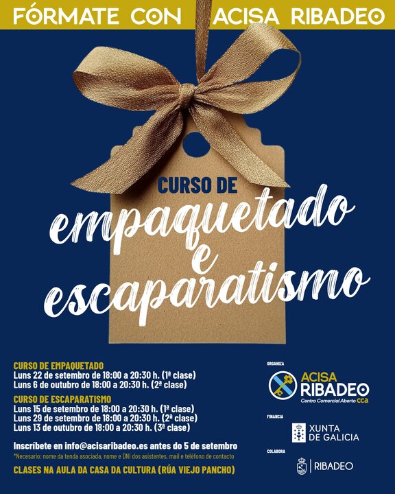 Curso empaquetado y escaparatismo Acisa Ribadeo
