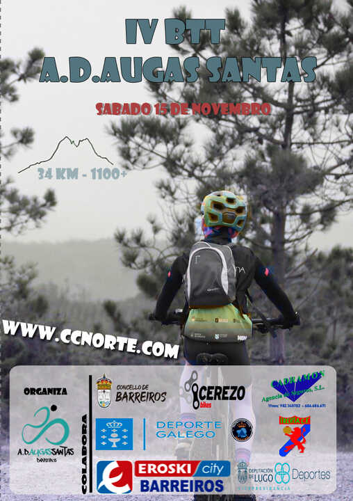 cartel 4 btt augas santas