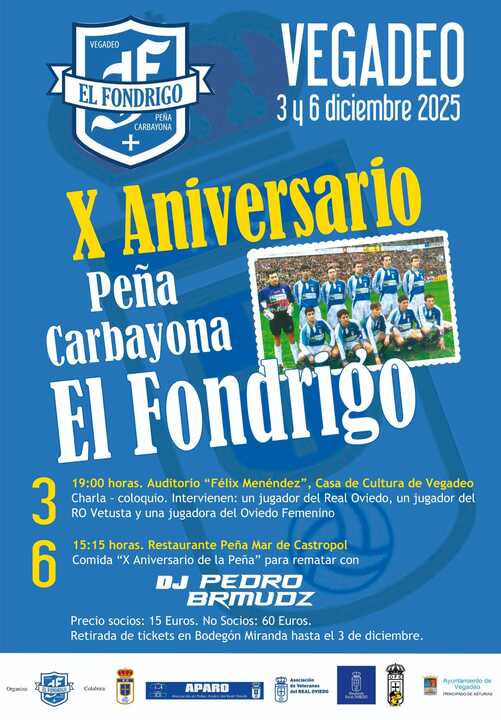 X Aniversario Peña Carbayona El Fondrigo