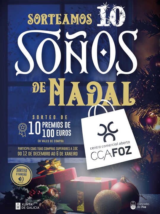 Cartel Soños de Nadal Foz 2025