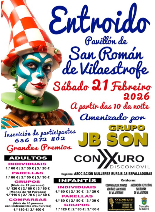Cartel Entroido de Cervo