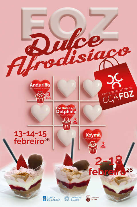Cartel Doces Afrodisíacos Acia Foz