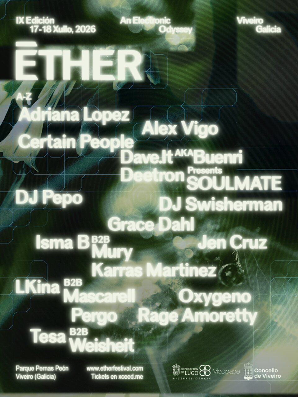CARTEL COMPLETO ETHER FESTIVAL 2026