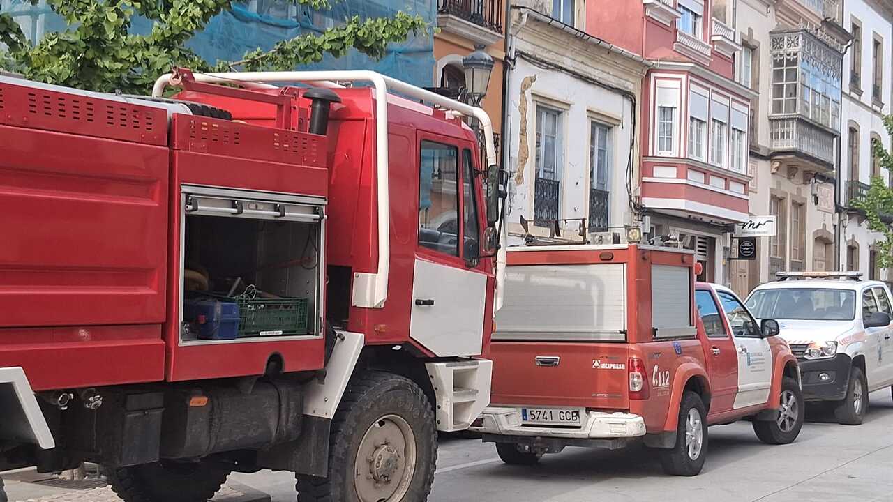 Labores de emergencia por parte de lo cuerpos de seguridad